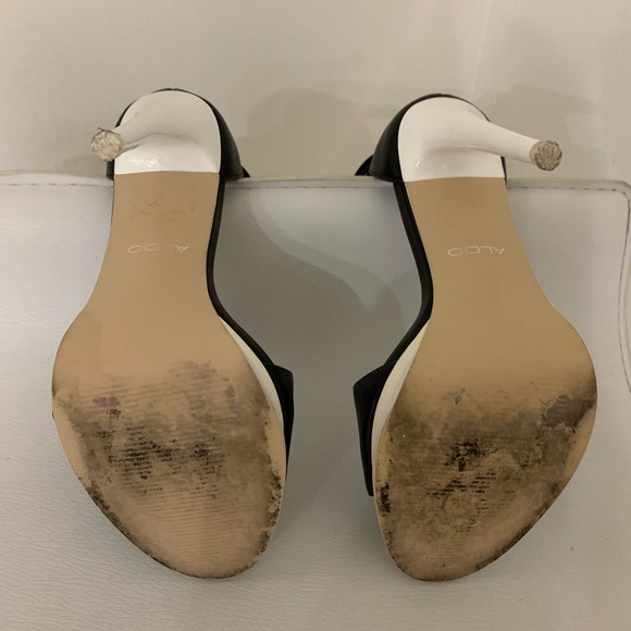 ALDO Black and White Heel - Picture 6 of 8